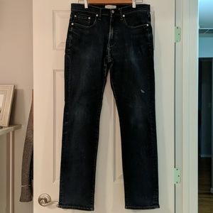 Men's GAP 1969 Slim Fit Blue Denim Jeans 32/32